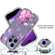 iPhone 14 Pro Transparent Painted Phone Case - Pink Flower