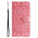 iPhone 14 Pro Embossed Sunflower Leather Phone Case - Pink