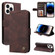 iPhone 14 Pro Skin Feel Life Tree Leather Case - Brown