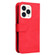 iPhone 14 Pro Skin Feel Life Tree Leather Case - Red