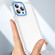 iPhone 14 Pro Transparent Acrylic Space Phone Case - Cyan