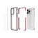 iPhone 14 Pro Acrylic Four Corners Shockproof Phone Case  - Transparent Red