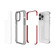 iPhone 14 Pro Acrylic Four Corners Shockproof Phone Case  - Transparent Orange