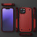 iPhone 14 Pro PC + TPU Shockproof Protective Phone Case - Red+Rose Red