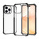 iPhone 14 Pro Acrylic Four Corners Shockproof Phone Case  - Grey Black