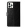 iPhone 14 Pro Y Stitching Horizontal Flip Leather Phone Case  - Black