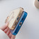 iPhone 14 Pro Plating Magsafe Glitter Phone Case - Dark Blue