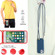 iPhone 14 Pro Wheat Straw Material + TPU Shockproof Phone Case with Neck Lanyard - Blue