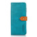 iPhone 14 Pro KHAZNEH Dual-color Cowhide Texture Flip Leather Phone Case  - Blue