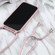 iPhone 14 Pro Candy Colors TPU Protective Phone Case with Lanyard - Rose Gold