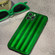 iPhone 14 Pro Roman Column Stripes TPU Phone Case - Emerald