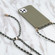 iPhone 14 Pro Wheat Straw Material + TPU Shockproof Phone Case with Neck Lanyard - Dark Green