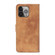 iPhone 14 Pro Antelope Texture Leather Case - Brown