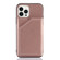 iPhone 14 Pro Skin Feel PU + TPU + PC Back Cover Shockproof Case - Rose Gold