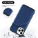 iPhone 14 Pro Skin Feel PU + TPU + PC Back Cover Shockproof Case - Royal Blue