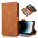 iPhone 14 Pro Retro Magnetic Closing Clasp Leather Case - Brown