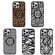 iPhone 14 Pro Leather Texture MagSafe Magnetic Phone Case - Black Leopard
