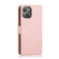 iPhone 14 Pro Retro Magnetic Closing Clasp Leather Case - Rose Gold