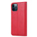 iPhone 14 Pro Knead Skin Texture Leather Case - Red