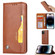 iPhone 14 Pro Knead Skin Texture Leather Case - Brown