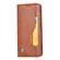 iPhone 14 Pro Knead Skin Texture Leather Case - Brown