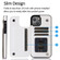 iPhone 14 Pro Double Buckle Phone Case - White
