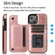 iPhone 14 Pro Double Buckle Phone Case - Rose Gold