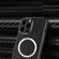 iPhone 14 Pro Carbon Fiber Texture MagSafe Magnetic Phone Case - Black Silver