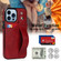 iPhone 14 Pro Wrist Strap Holder Phone Case - Red