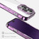 iPhone 14 Pro iPAKY Aurora Series Shockproof PC + TPU Protective Phone Case - Transparent Purple