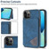 iPhone 14 Pro Line Card Holder Phone Case - Blue