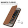 iPhone 14 Pro Woven Texture Leather Case - Brown