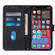 iPhone 14 Pro Crossbody 3D Embossed Flip Leather Phone Case - Black