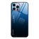 iPhone 14 Pro Gradient Color Glass Case - Blue Black