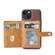 iPhone 14 Pro Calfskin Card Slot TPU + PU Phone Case - Black
