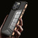 iPhone 14 Pro 3 in 1 Electroplated Frame Phantom Phone Case - Grey