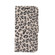 iPhone 14 Pro Leopard Pattern Horizontal Flip Leather Phone Case - Brown