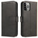 iPhone 14 Pro Calf Texture Buckle Flip Leather Phone Case - Black