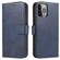 iPhone 14 Pro Calf Texture Buckle Flip Leather Phone Case - Blue