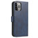 iPhone 14 Pro Calf Texture Buckle Flip Leather Phone Case - Blue