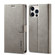 iPhone 14 Pro LC.IMEEKE Calf Texture Horizontal Flip Leather Case - Grey