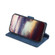 iPhone 14 Pro Skin Feel Crocodile Magnetic Clasp Leather Phone Case - Blue