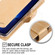 iPhone 14 Pro GOOSPERY BLUE MOON Crazy Horse Texture Leather Case - Gold