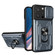 iPhone 14 Pro Lanyard Slide Camshield Card Phone Case - Titanium Silver Gray