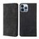 iPhone 14 Pro Skin Feel Magnetic Leather Phone Case - Black
