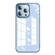 iPhone 14 Pro Mutural Jiantou Series Electroplating Phone Case - Sierra Blue