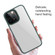 iPhone 14 Pro Mutural Jiantou Series Electroplating Phone Case - Silver