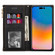 iPhone 14 Pro Zipper Multi-card Slots Horizontal Flip Leather Case - Black