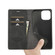 iPhone 14 Pro LC.IMEEKE Strong Magnetic Leather Phone Case with Holder & Card Slots & Wallet - Black