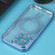 iPhone 14 Pro MagSafe Electroplating Straight TPU Phone Case - Blue